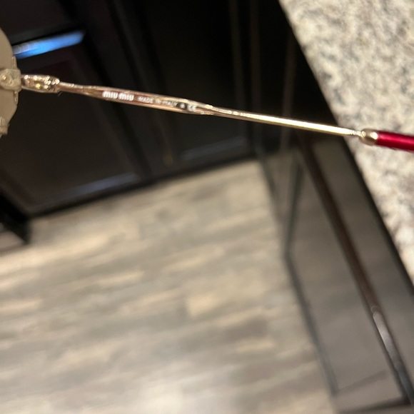 Cat eye glasses no outter box  just case miu miu - Picture 3 of 14